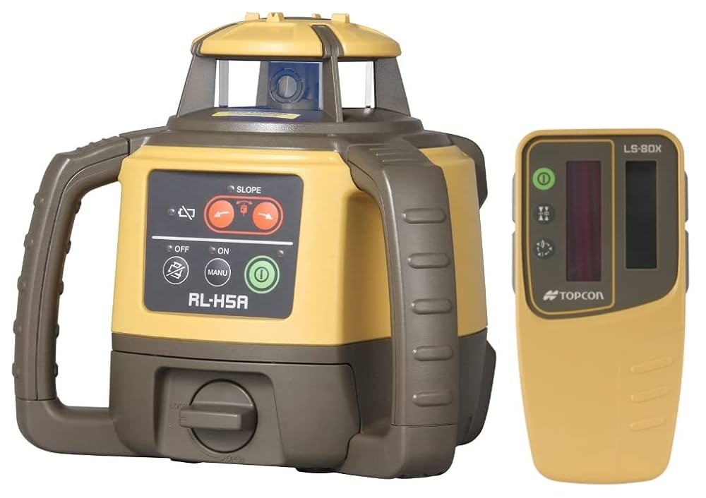 ♭♭TOPCON ローテ―ティングレーザー 　ケース付 RL-H5A イエロー ♭♭TOPCON ローテ―ティングレーザー ケース付 RL-H5A イエロー